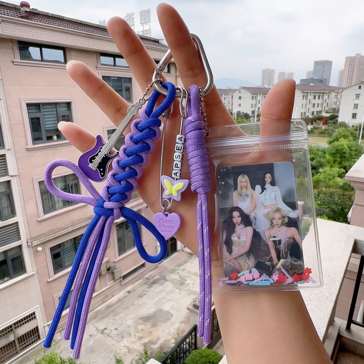 Porte-clés K-pop Aespa Violet
