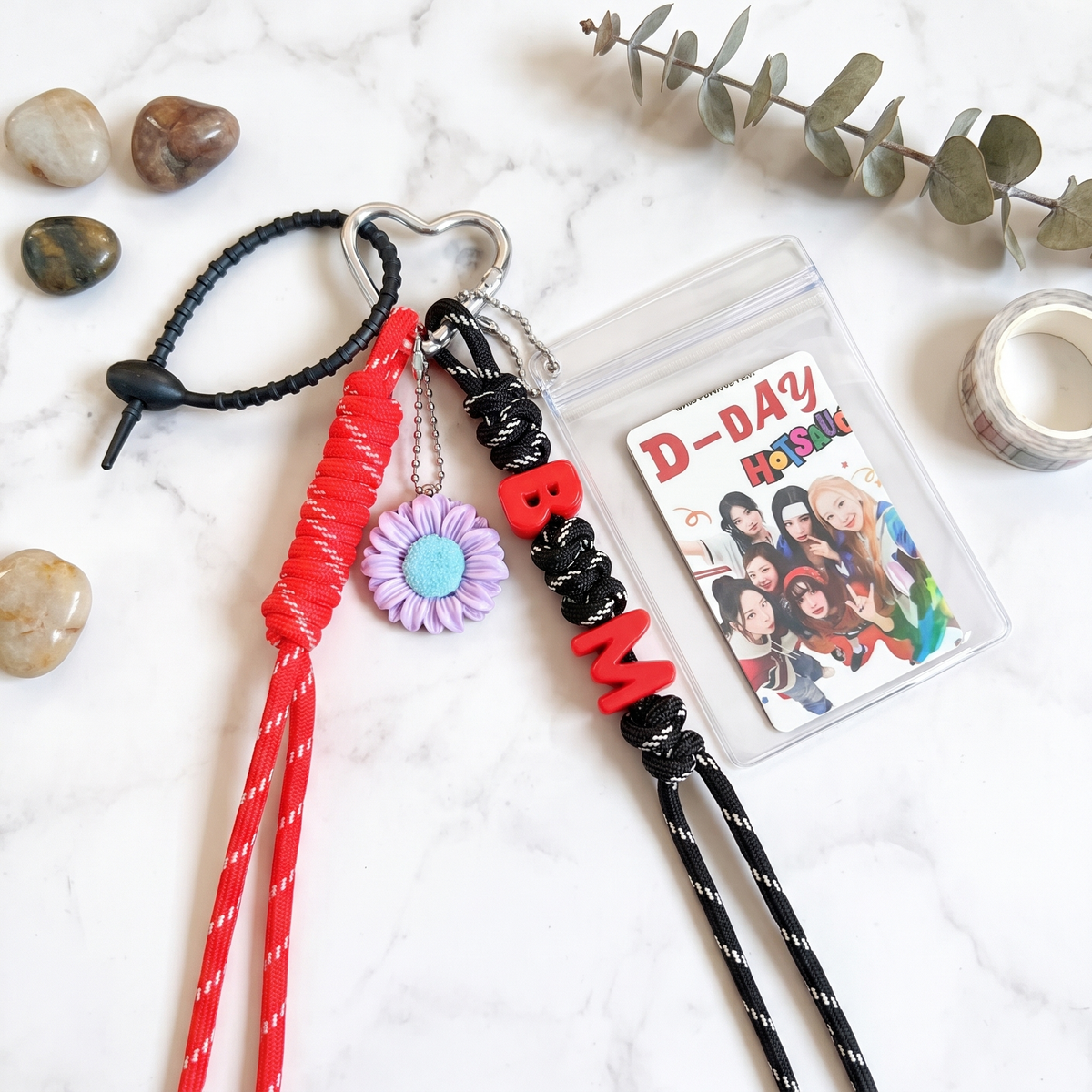 Porte-clés BABYMONSTER avec Porte Photocard