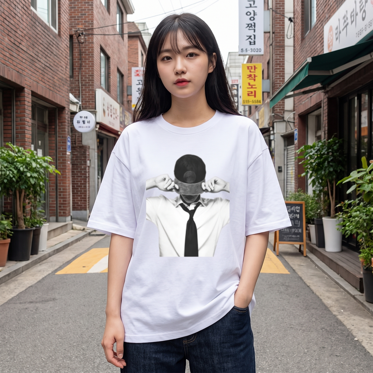 T-shirt Jin BTS Oversize
