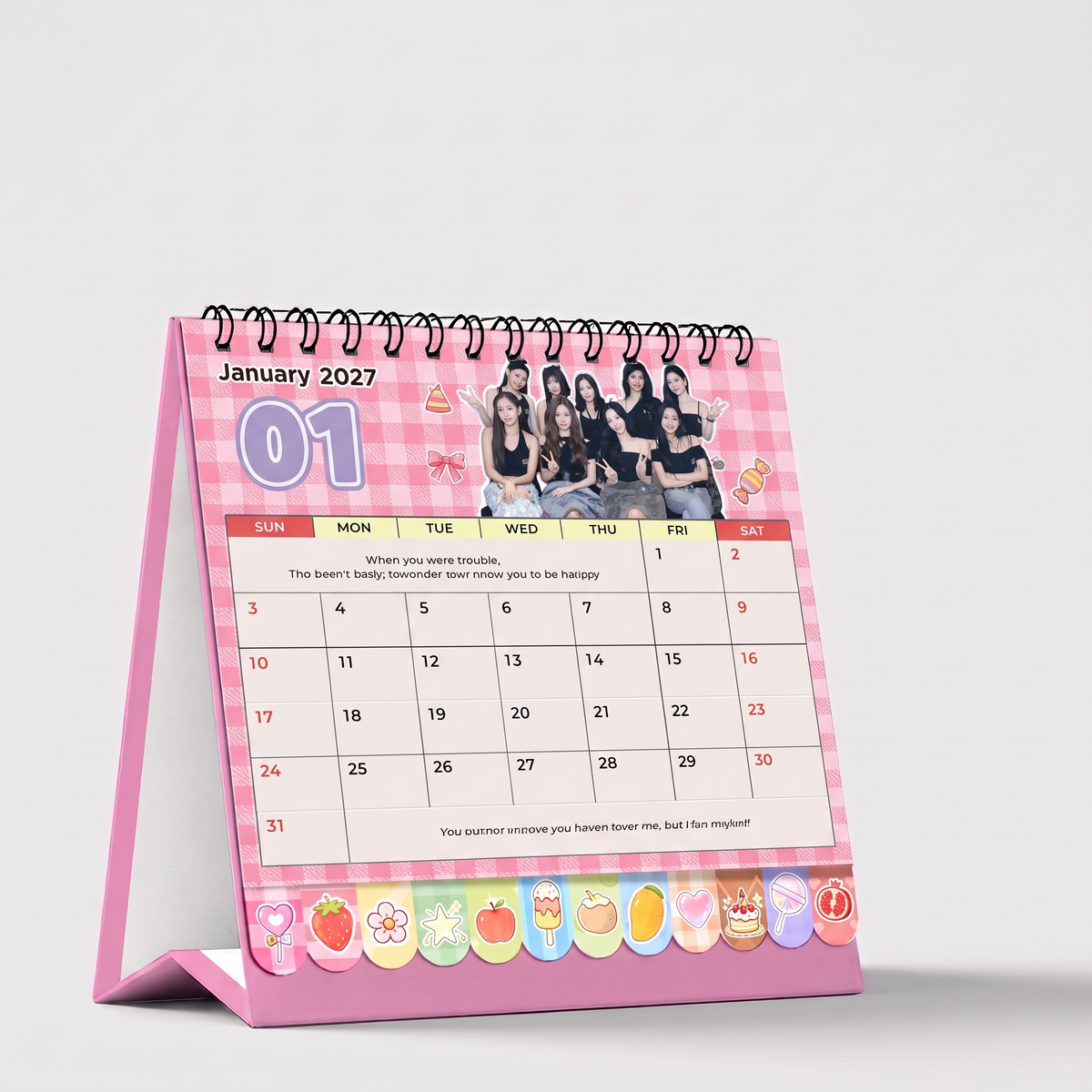 Calendrier de Bureau TWICE 2027