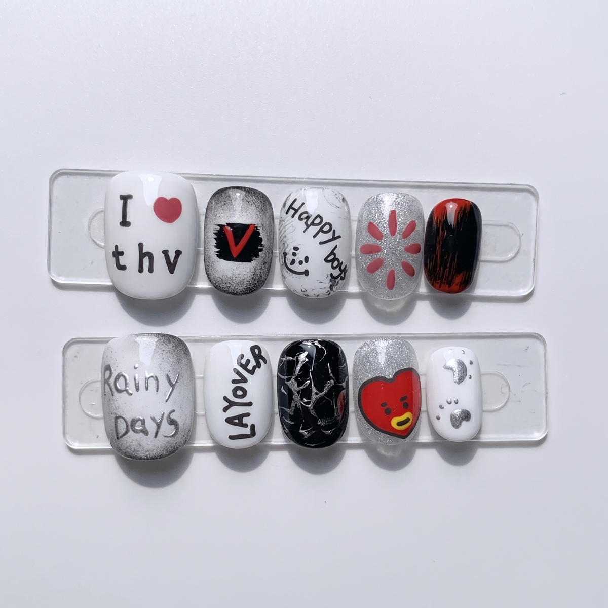 Kit de Faux Ongles BTS V K-pop