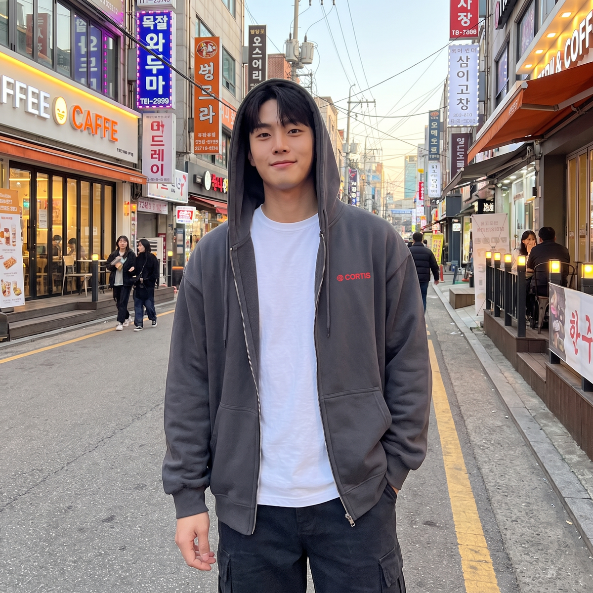 Sweat à Capuche CORTIS K-pop Zippé