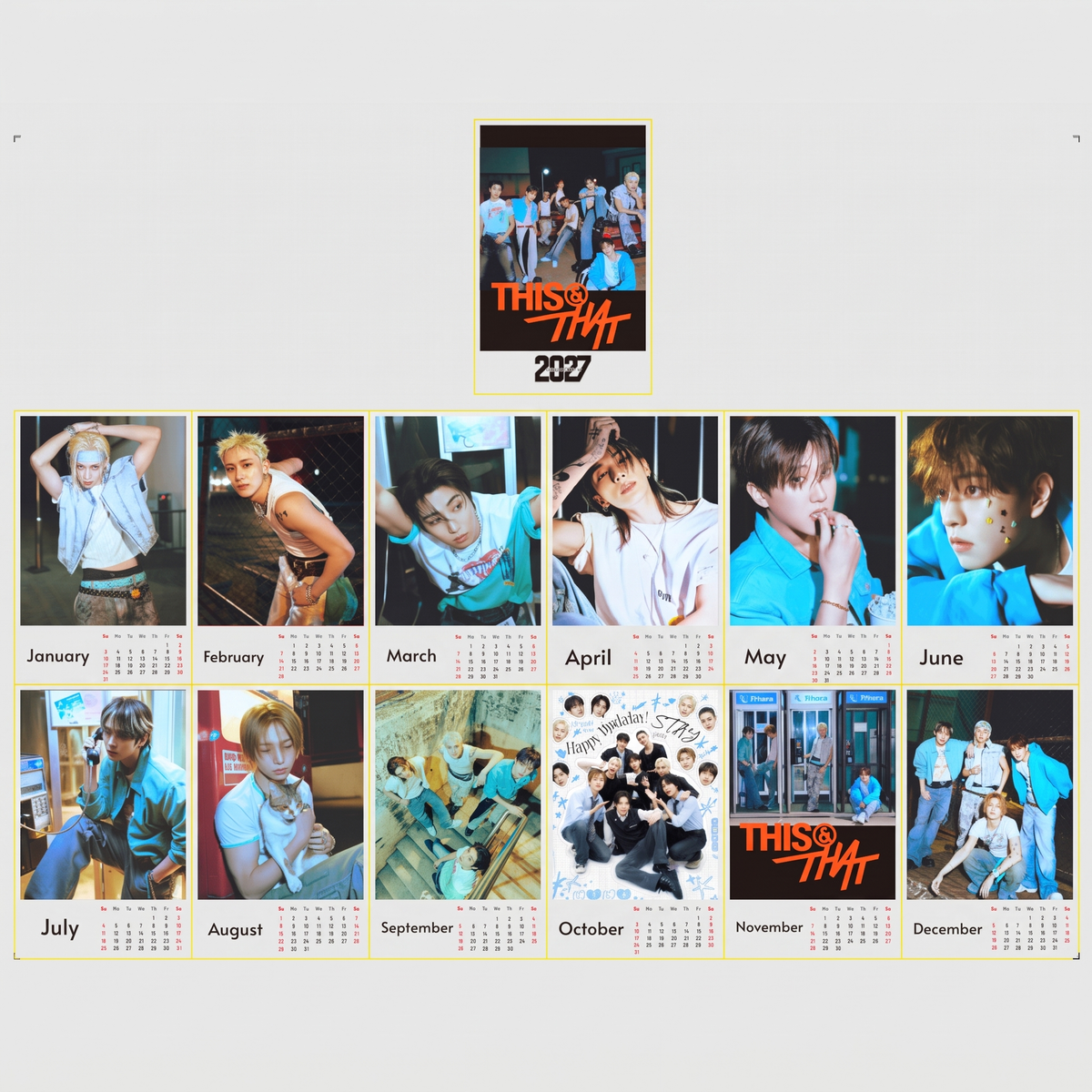 Calendrier 2027 Stray Kids THIS IS THAT