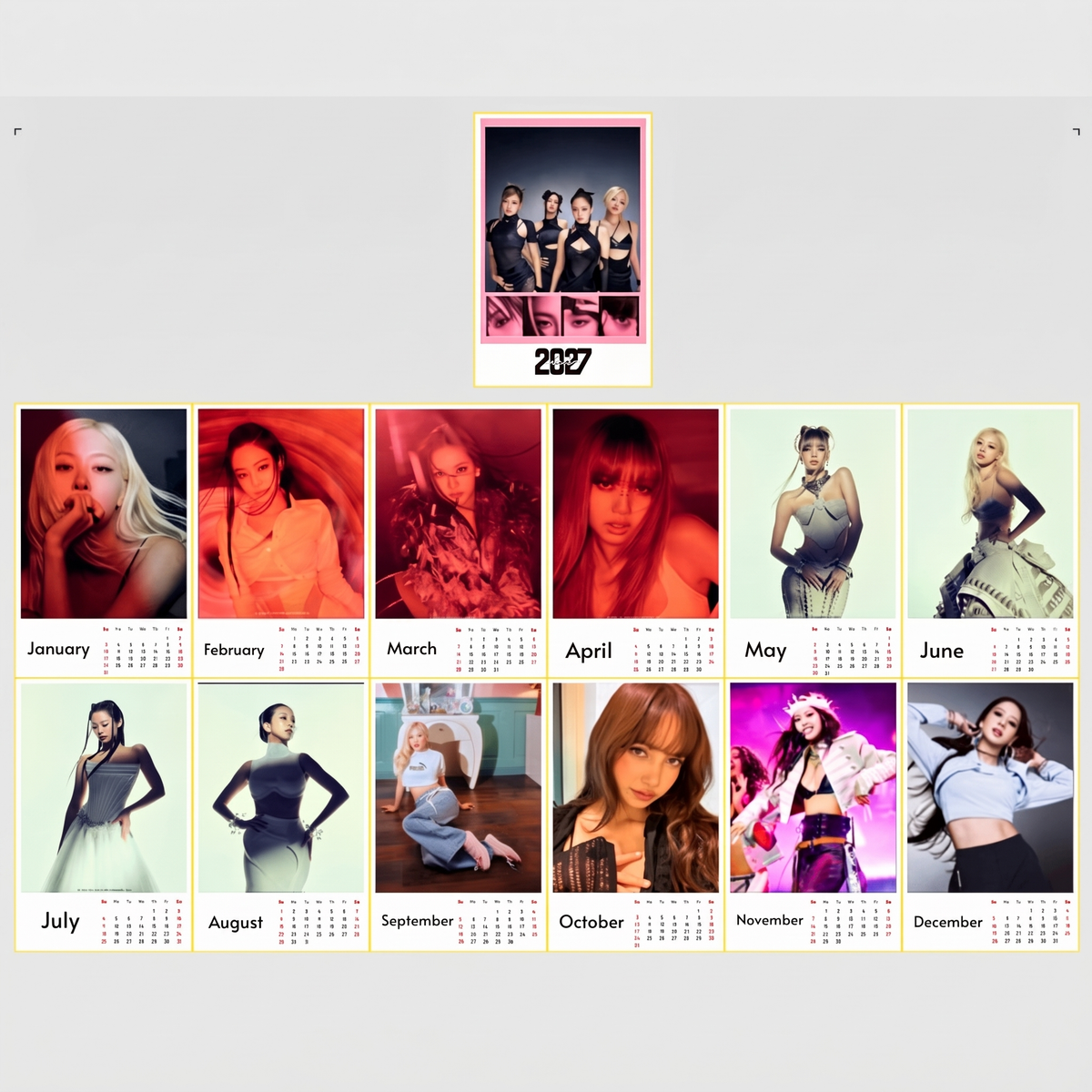 Calendrier K-pop BLACKPINK 2027