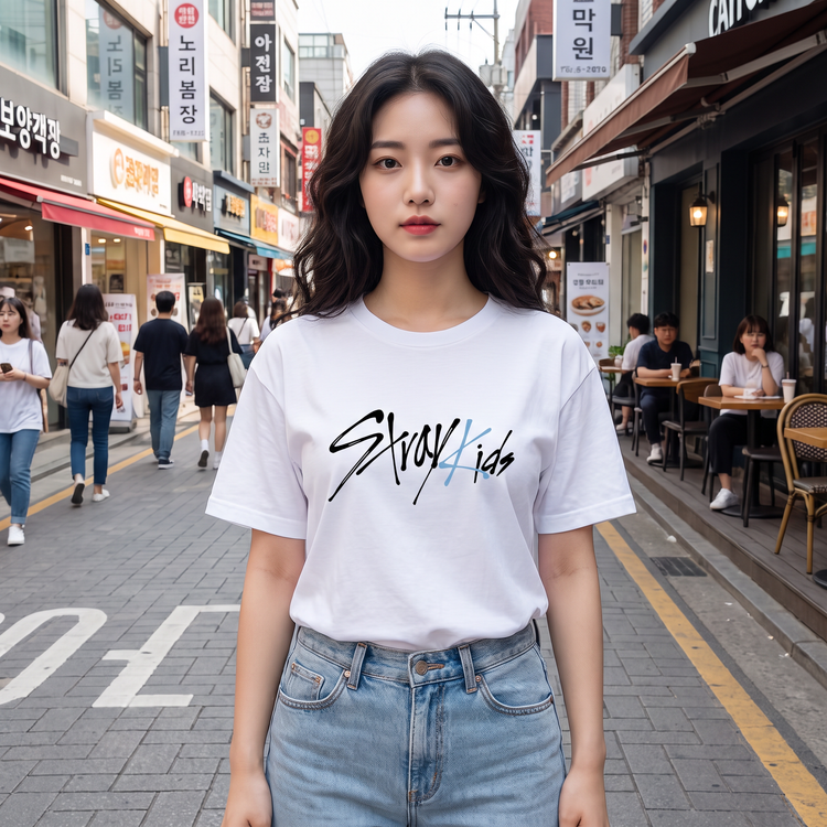 T-Shirt Stray Kids Logo | Boutique KPOP