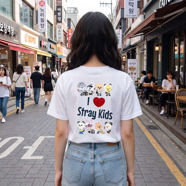 T-Shirt Stray Kids Logo | Boutique KPOP