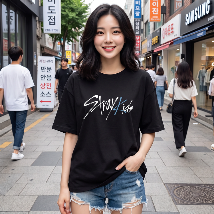 T-Shirt Stray Kids Logo | Boutique KPOP