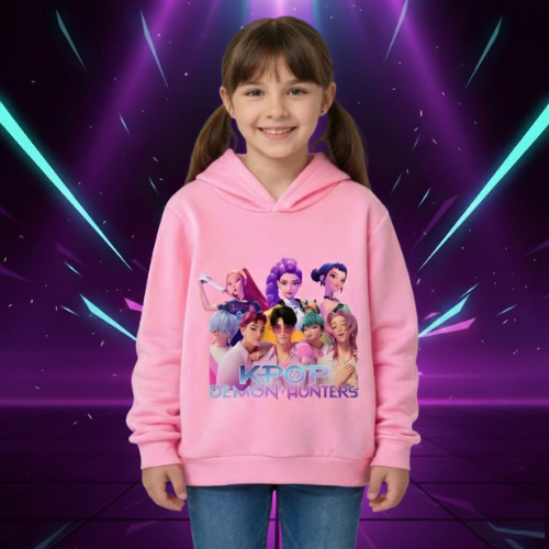 Sweat à Capuche KPop Demon Hunters pour Filles