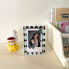 INS 3 inch Chessboard Photo Holder Kpop Idol Photo Display Stand Holder Photocards Card Protector Sleeves School Stationery