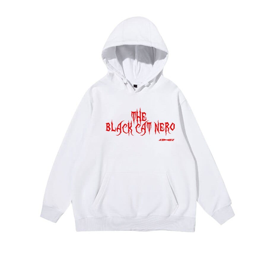 KPOP ATEEZ New Album THE BLACK CAT NERO Hoodie Pullover Coat Sweatshirt A TEEnager Z Fan Goods Cotton High Quality
