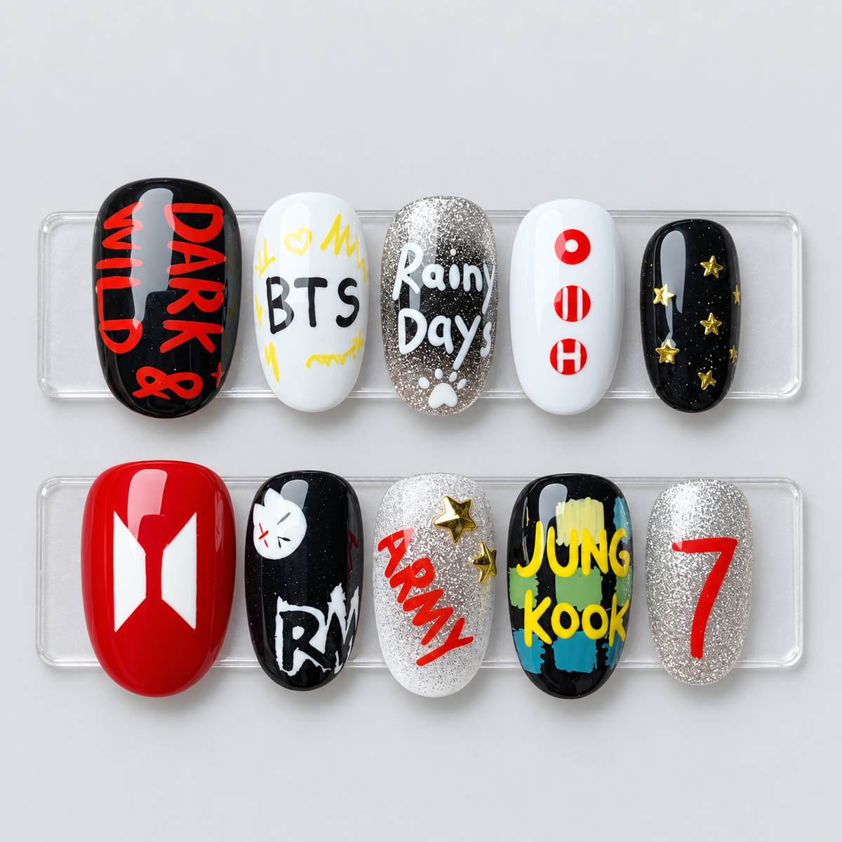 Faux Ongles K-pop BTS