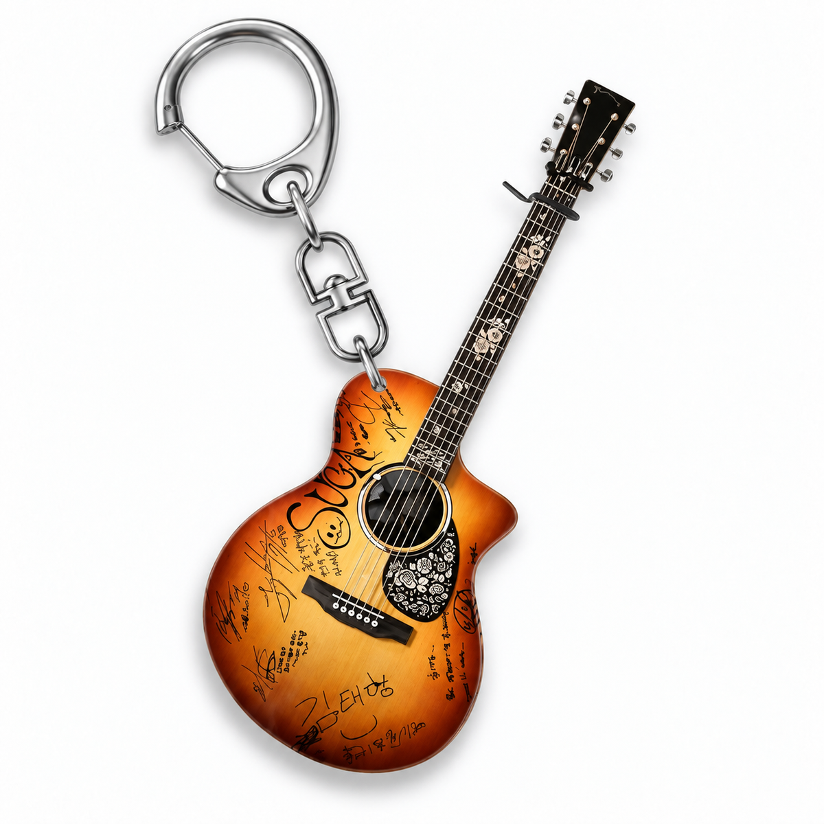 Porte-Clé Guitare Suga BTS