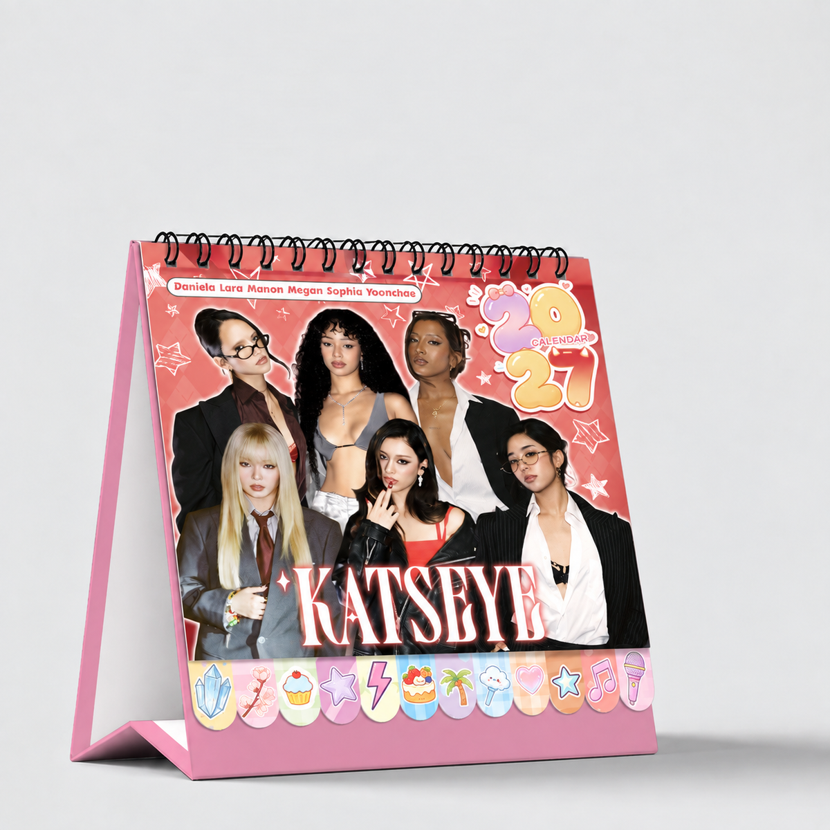 Calendrier de Bureau 2027 KATSEYE