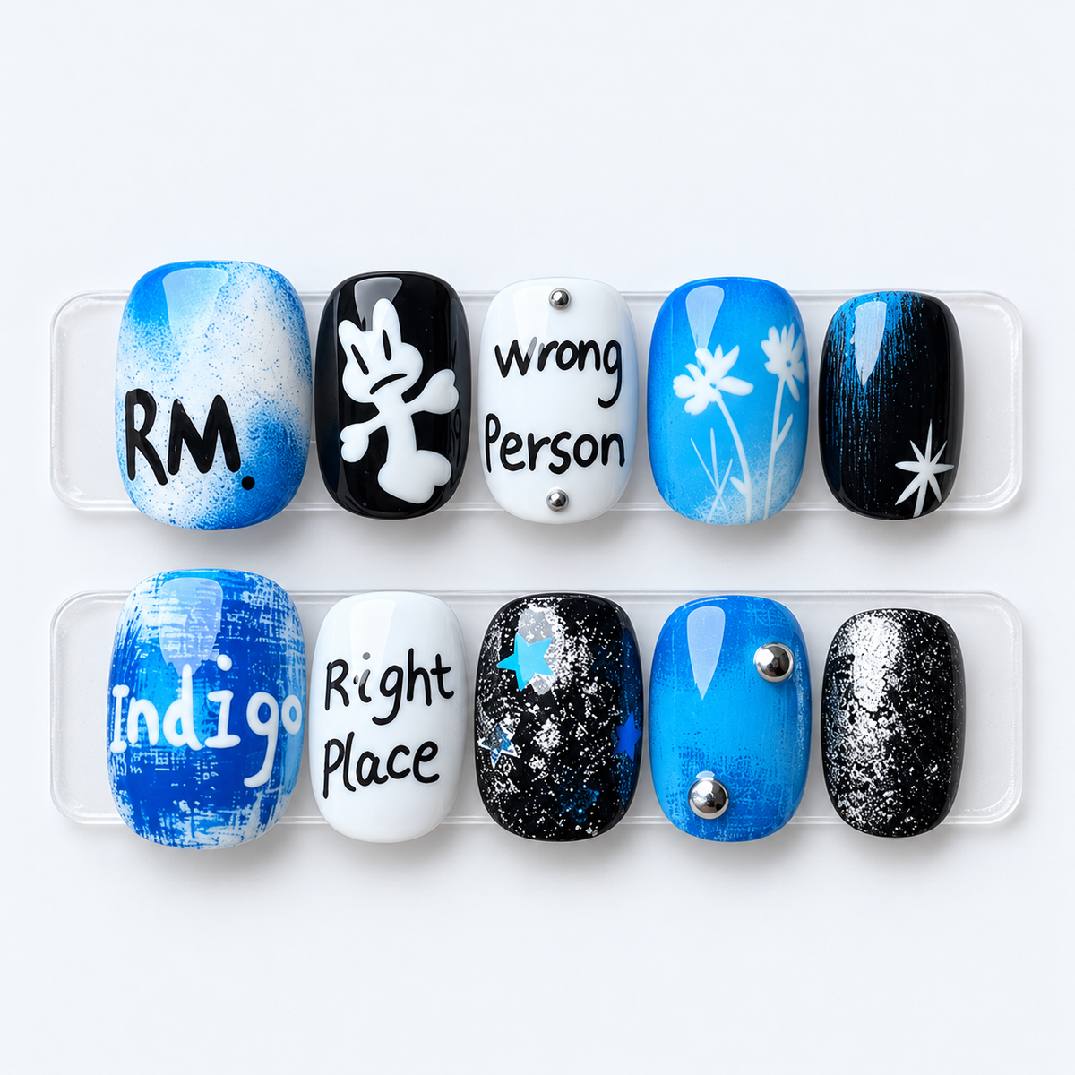 Kit de Faux Ongles K-pop RM BTS