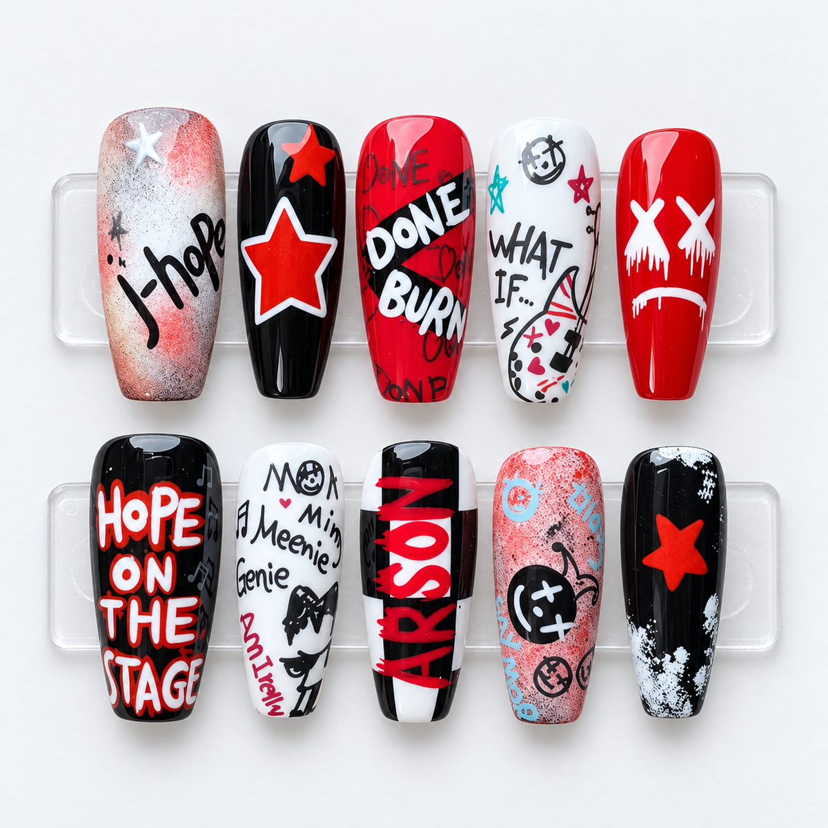Kit de Faux Ongles K-pop J-Hope