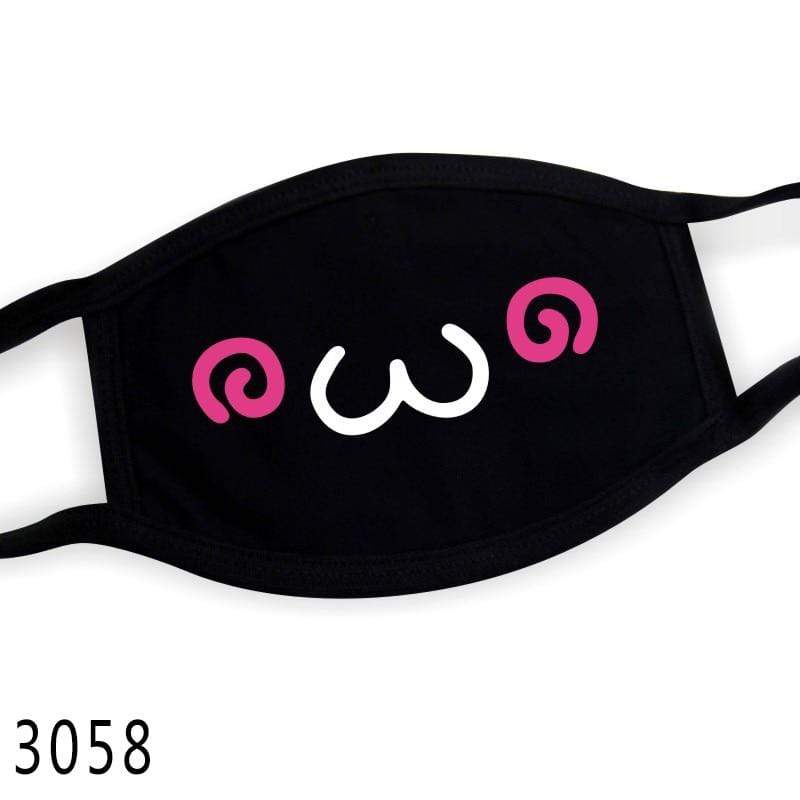 Masque coréen - Motif bouche