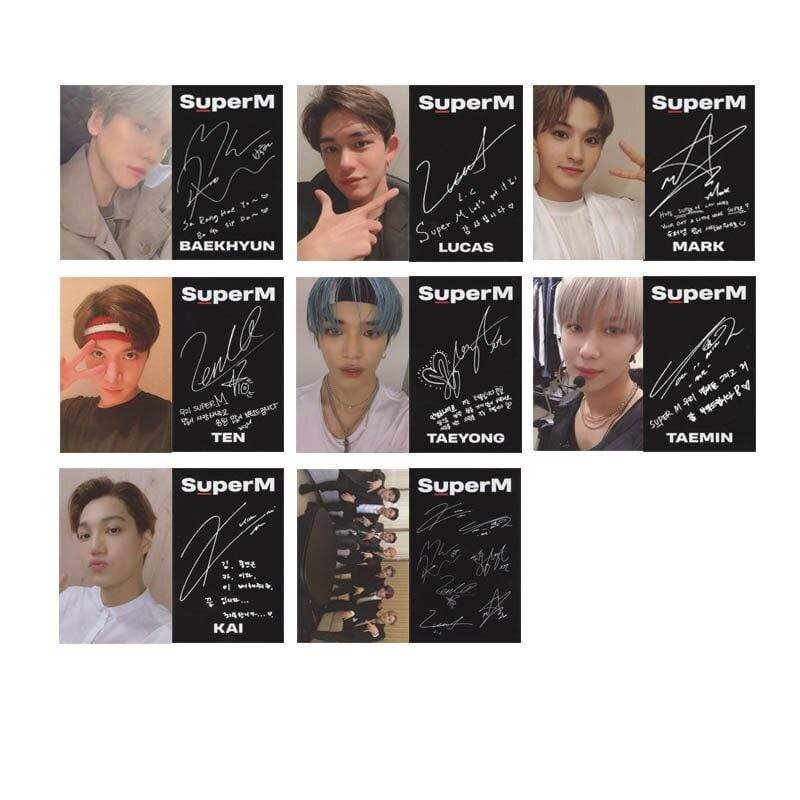 Photocards Super M