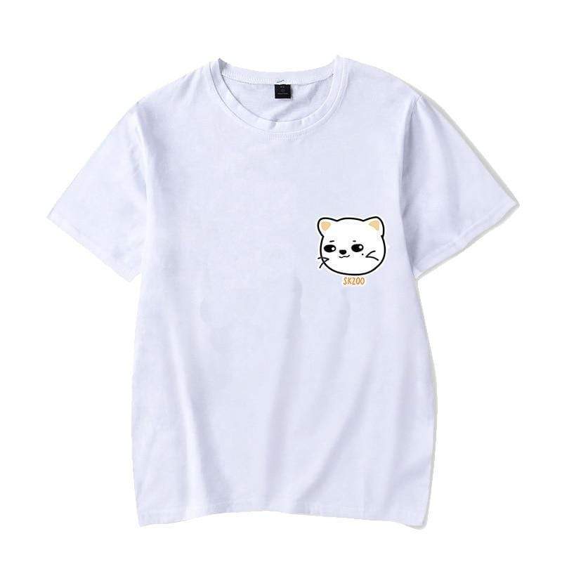T-Shirt Stray Kids - SKZOO Blanc