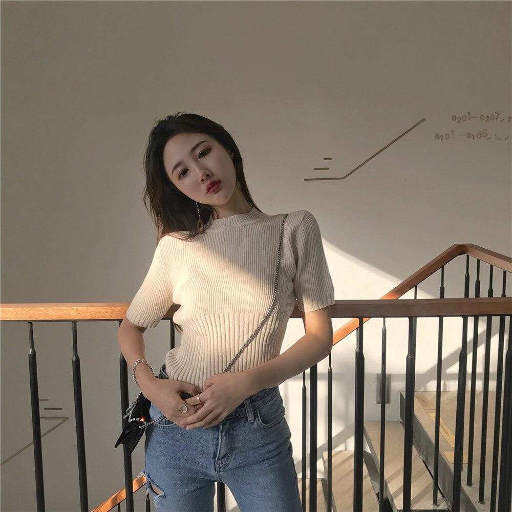 T-Shirt Uzzlang Fashion