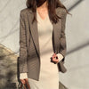 Veste Coreenne Vintage Carreaux