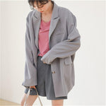 Veste Korean à Carreaux