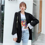 Veste longue noir ulzzang