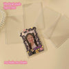 5pcs /lot Korea Kpop Photocards Protector Storage Bag Transparent Sleeves Card Holder With Chain School Korean Stationery