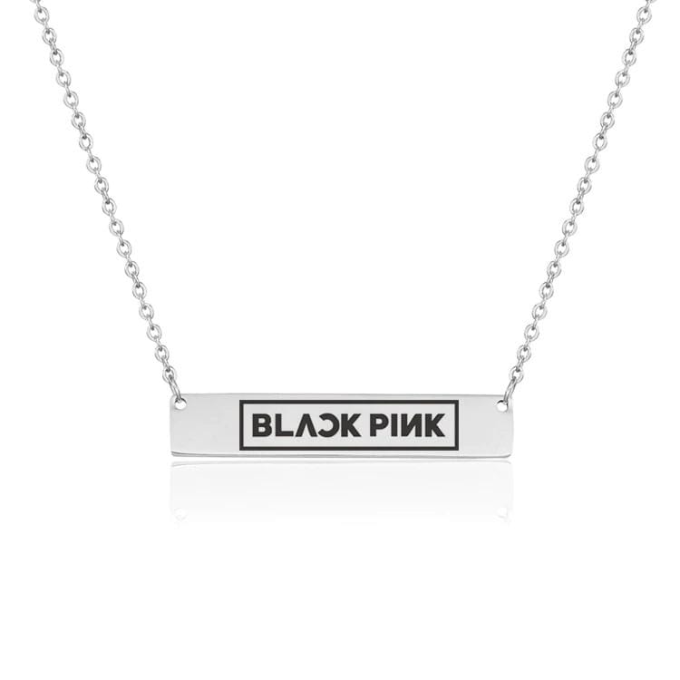 Collier Blackpink avec Signature - Boutique Coréenne Gomirang