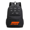Kpop ATEEZ Backpack Canvas Teenager School Bag Packsack Rucksack A TEEnager Z Fan Collection