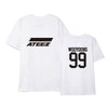 T shirt Groupe ATEEZ Blanc